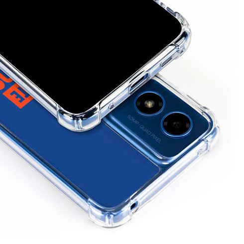 Boise State University Broncos Moto G 5G (2024) Clear Case